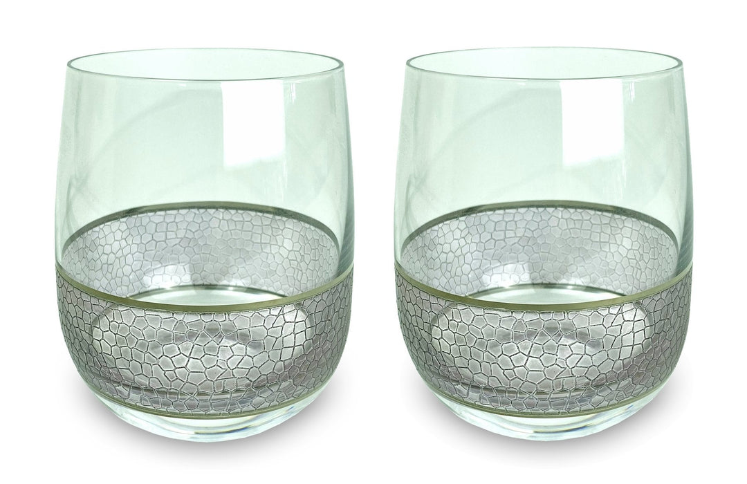 Panthera Platinum 12 Oz Double Old Fashioned (Set of 2)