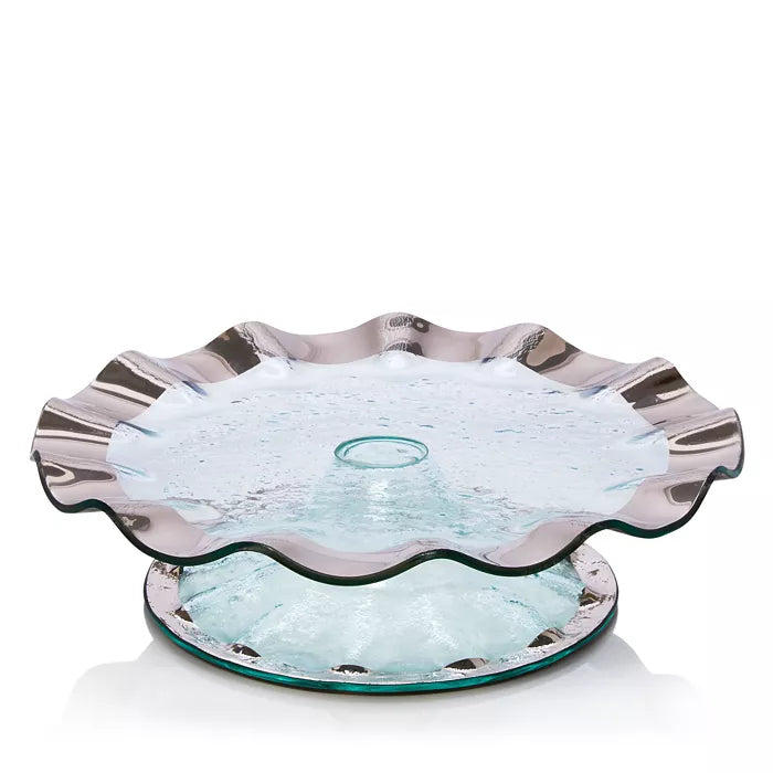 Small Ruffle Cake Stand (2 Colors)