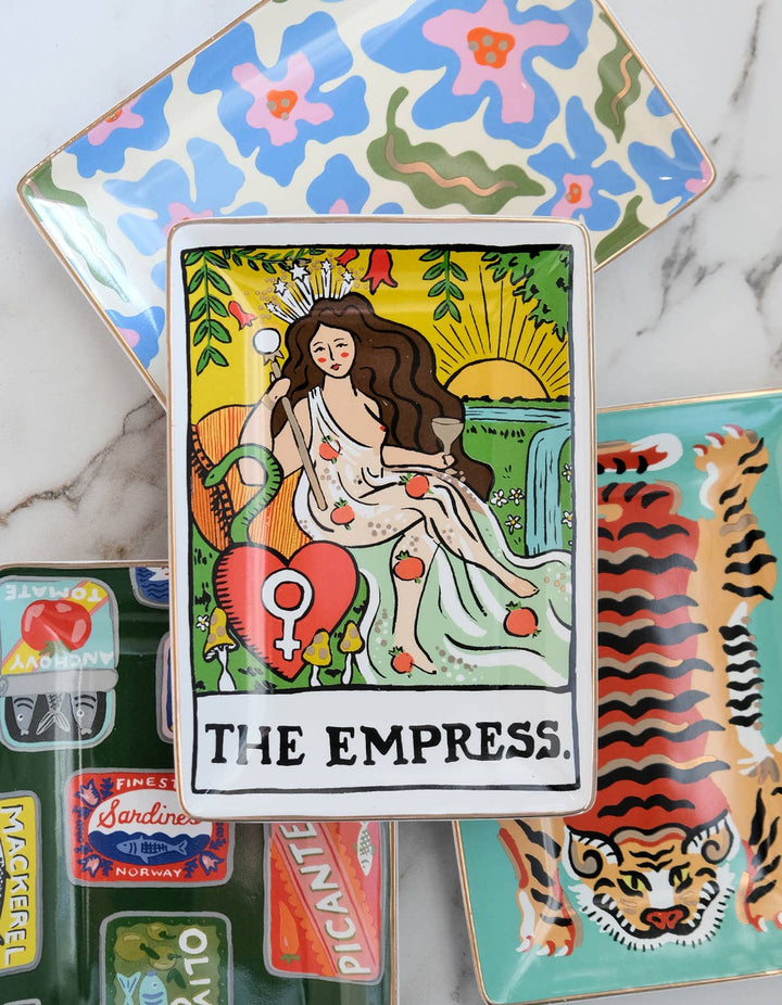 Tarot Empress Porcelain Trinket/Dice Dish