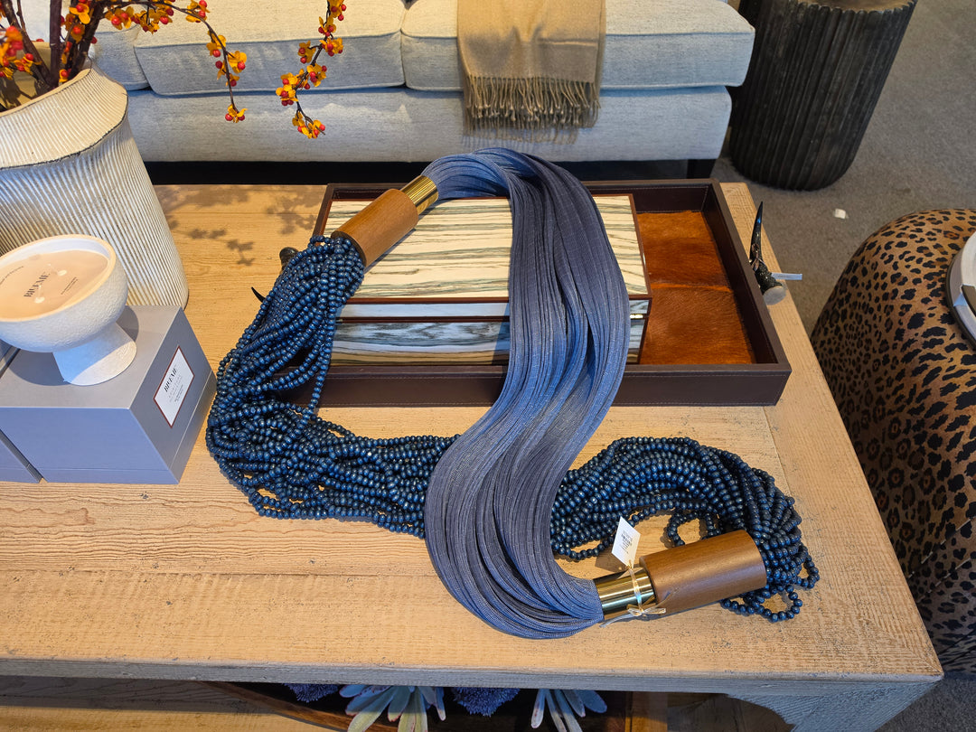 Allure Necklace in Blue 43"