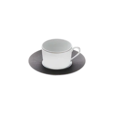 Infini Dinnerware Collection in Gris/Dark Grey