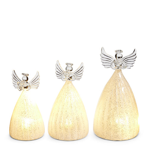 Lighted Angel Ornaments (3 Sizes Available)