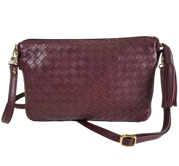 Large Three Section Crossbody Purse