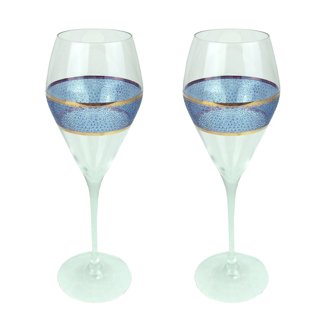 Panthera Indigo 8 Oz Prosecco Glass (Set of 2)