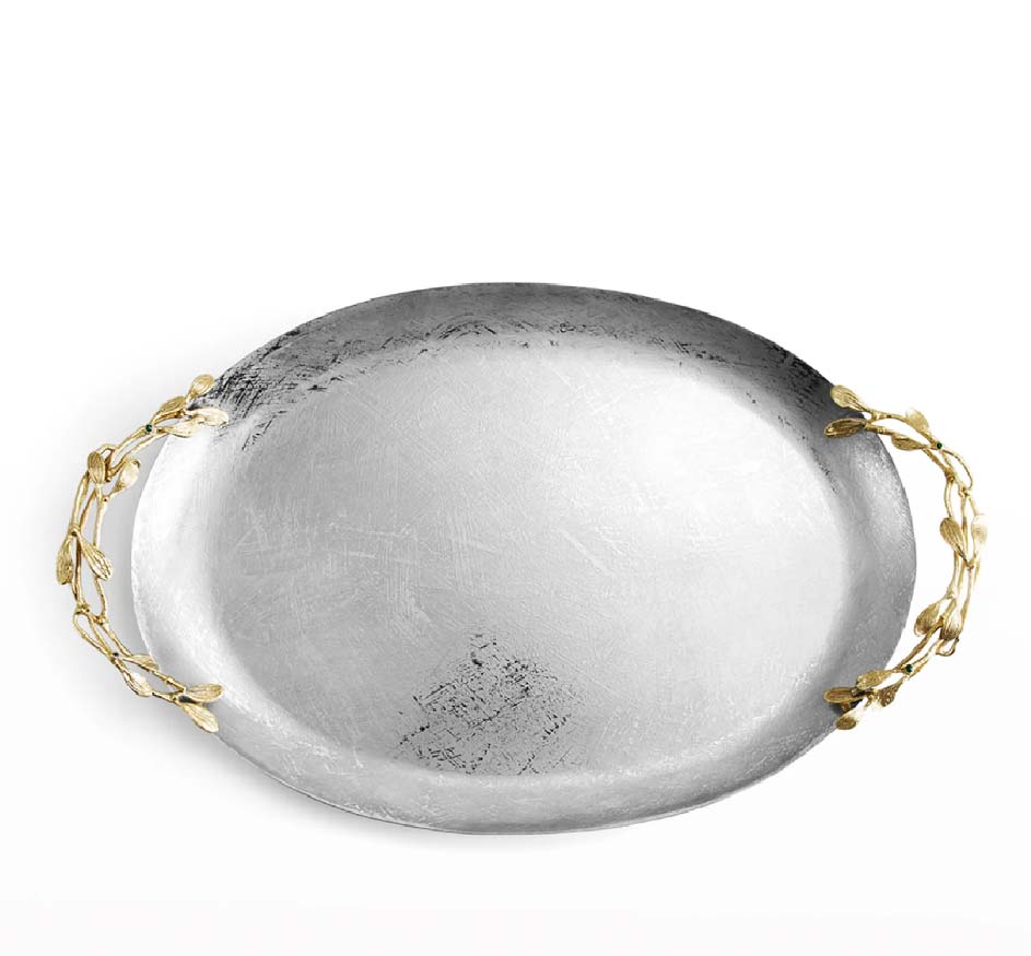 Mistletoe Oval Tray