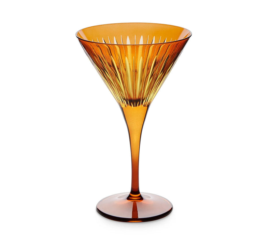 Prism Martini Glasses - 4 Colors Available