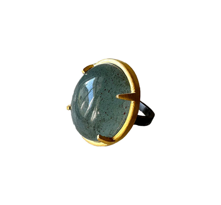 Aquamarine Oval Ring