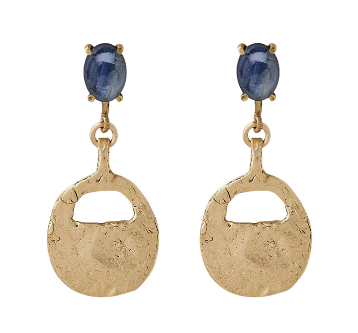 Artifact Kyanite Bronze Earring