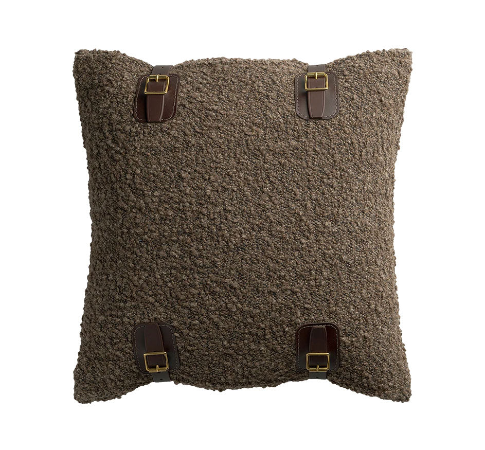 Attenborough Buckle Pillow In Hyena