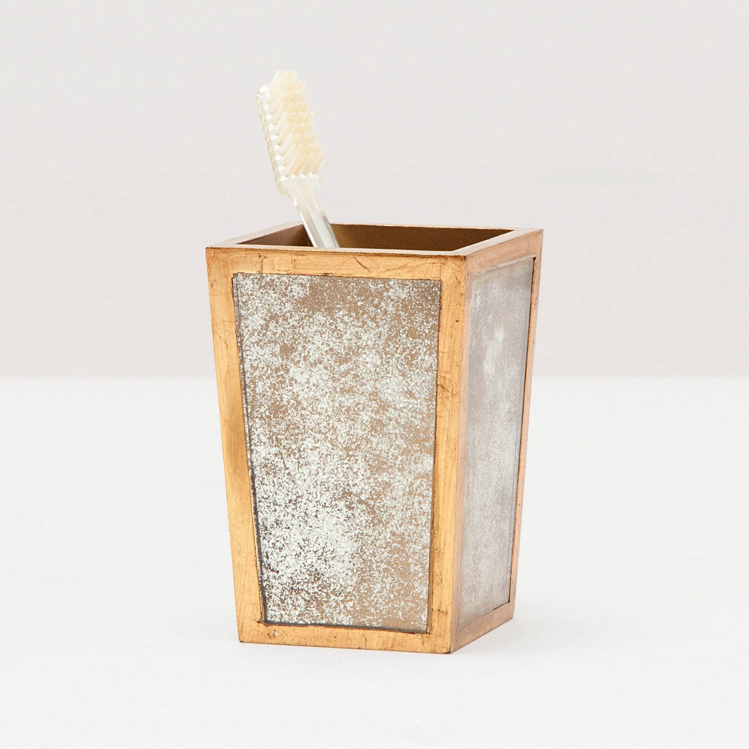 Atwater Brush Holder in Antique Gold