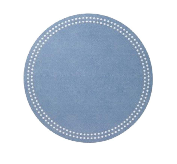 Round Pearl Placemats (Set of 4, Available in 8 Colors)