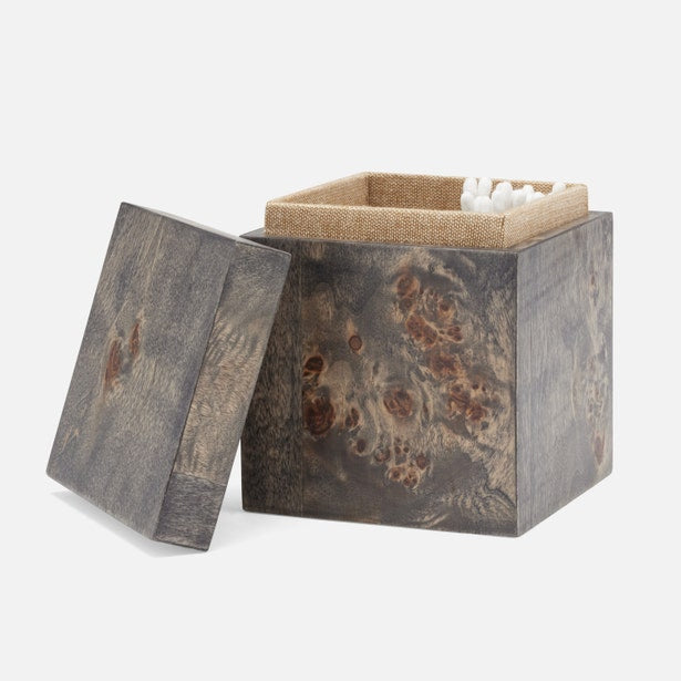 Bern Canister In Ash Gray Mappa Burl