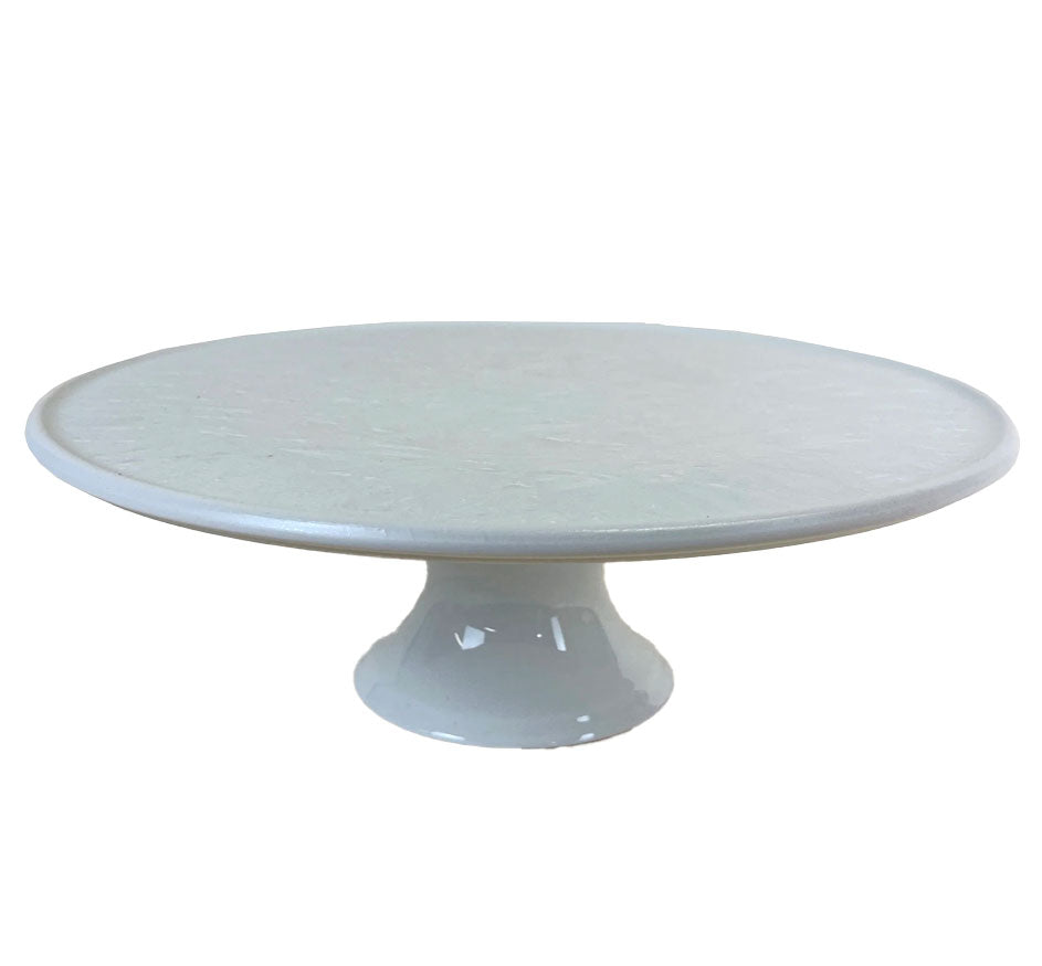 Borealis Cake Stand In White
