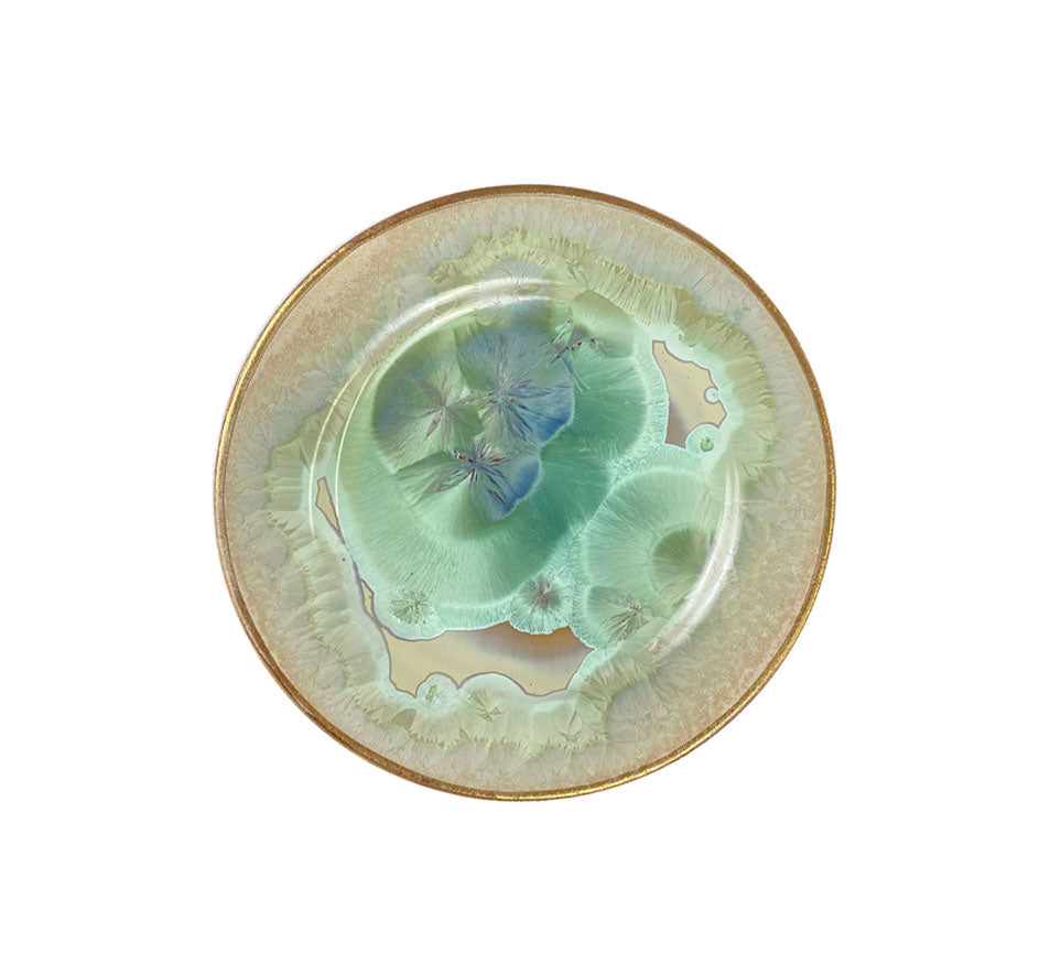 Borealis Dessert Plate In Aqua