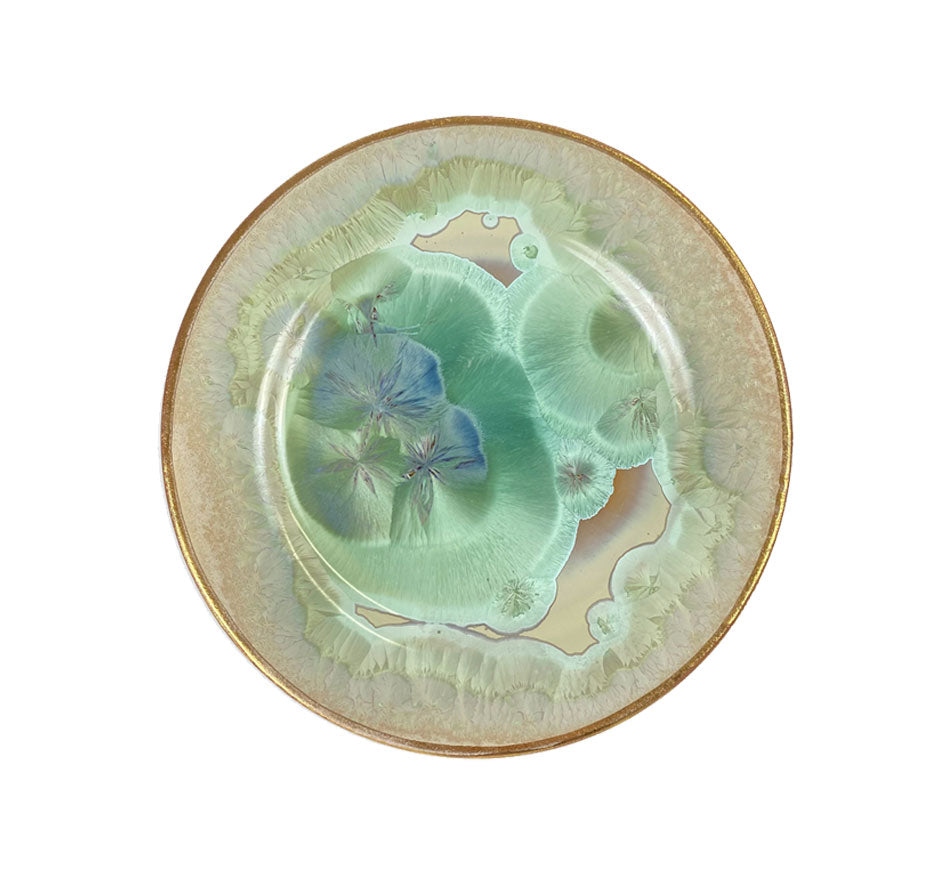 Borealis Dinner Plate In Aqua