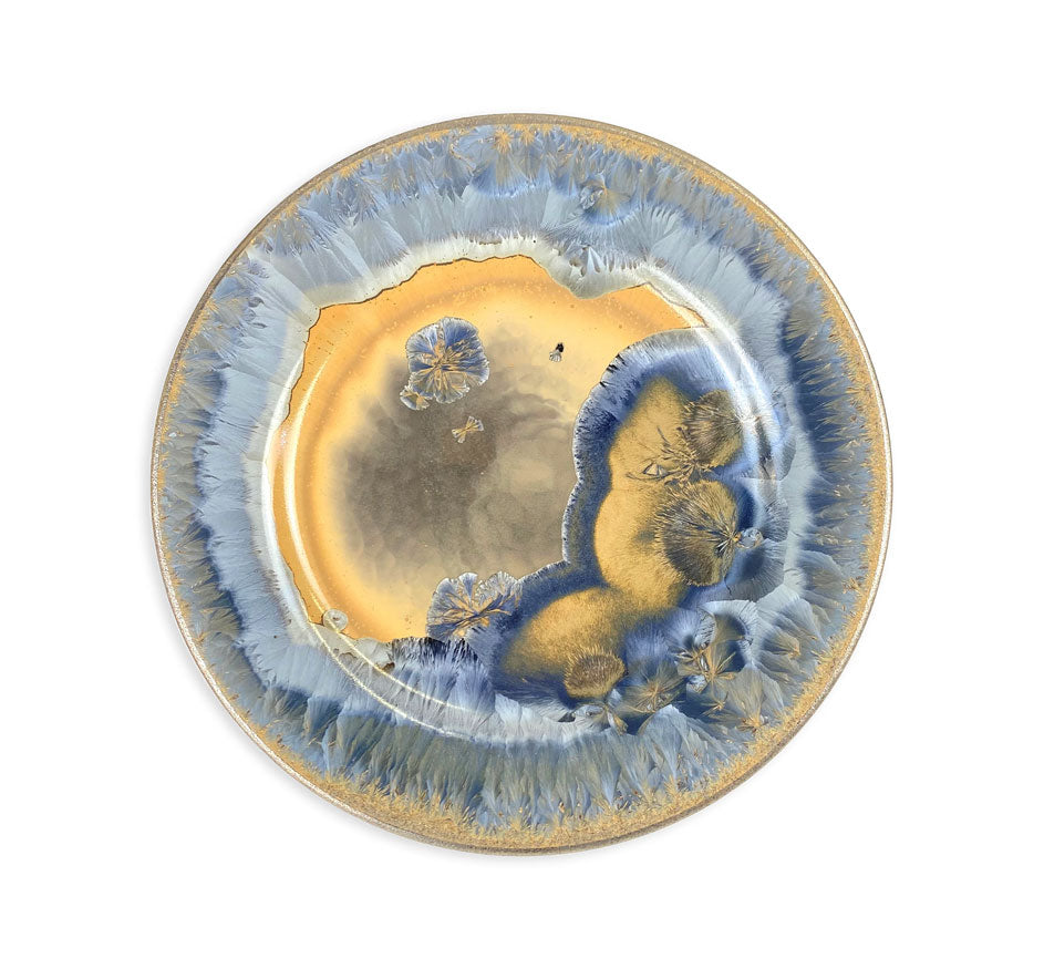 Borealis Dinner Plate In Frost Blue