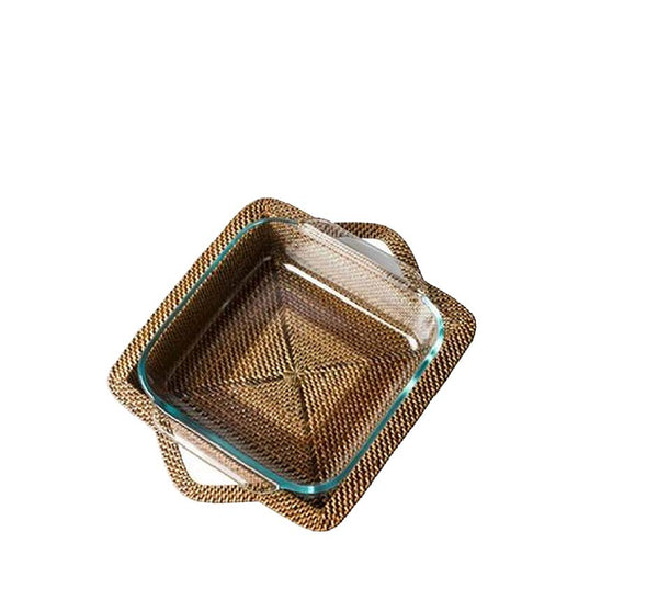 Square Baker Basket with Anchor
