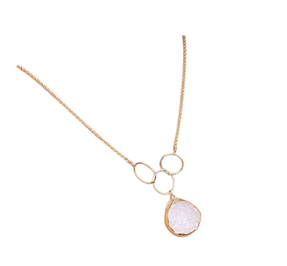Cassiopeia Druzy Necklace