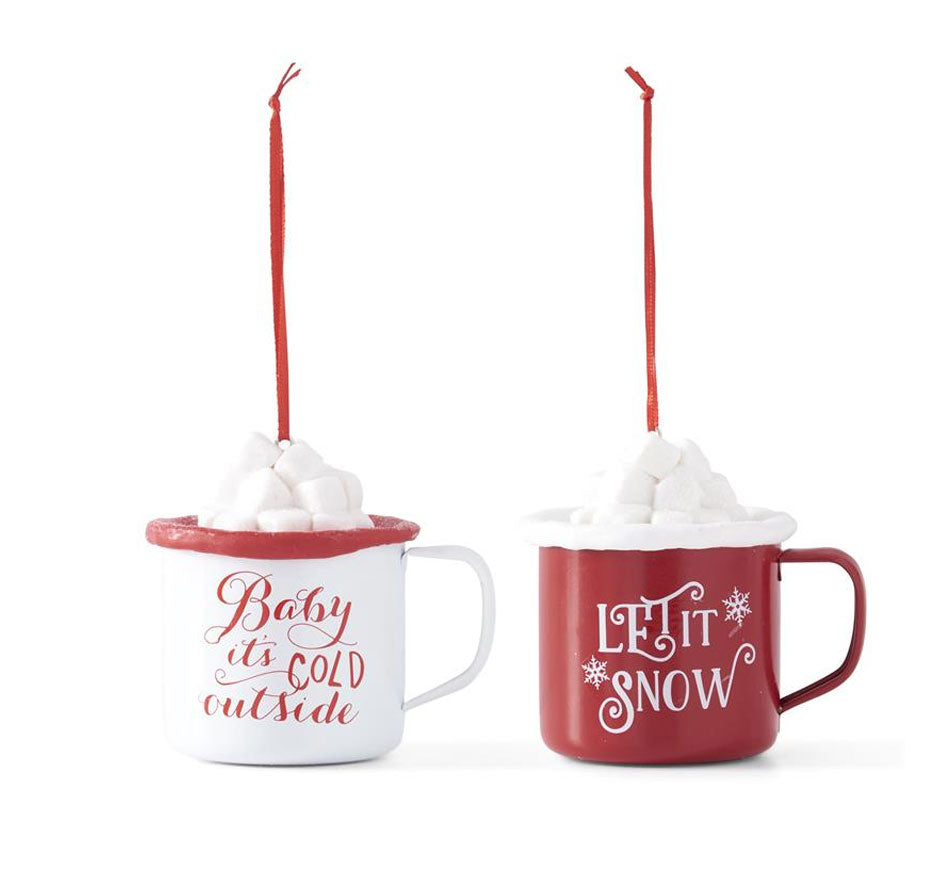 Hot Cocoa Mug Ornaments