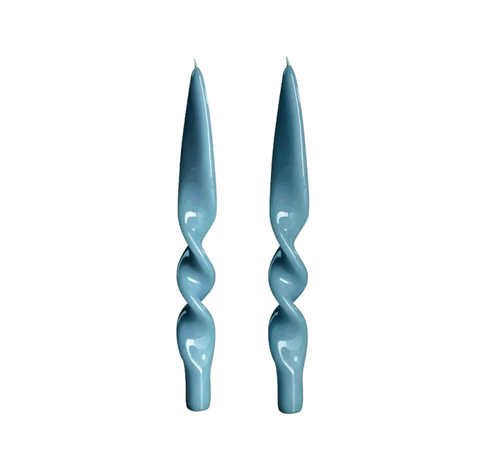 Denise Twist Candle - Set of 2 (6 Colors Available)