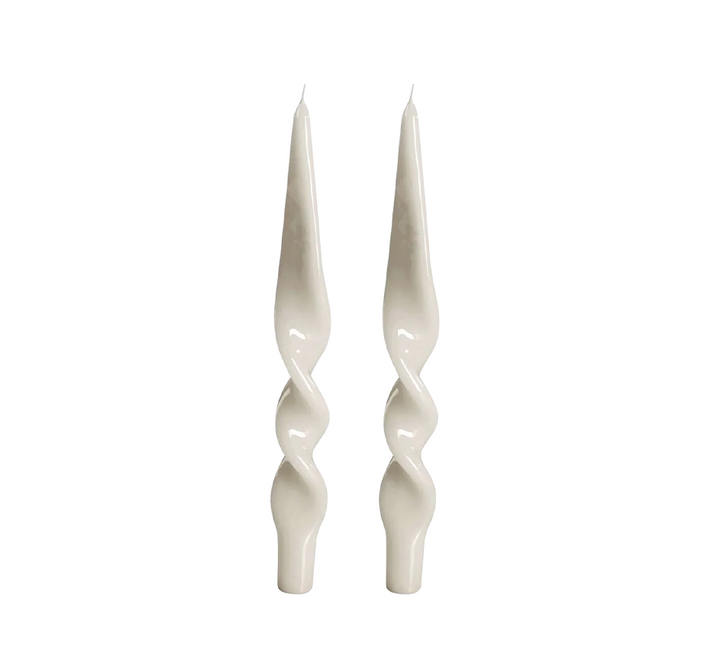 Denise Twist Candle - Set of 2 (6 Colors Available)