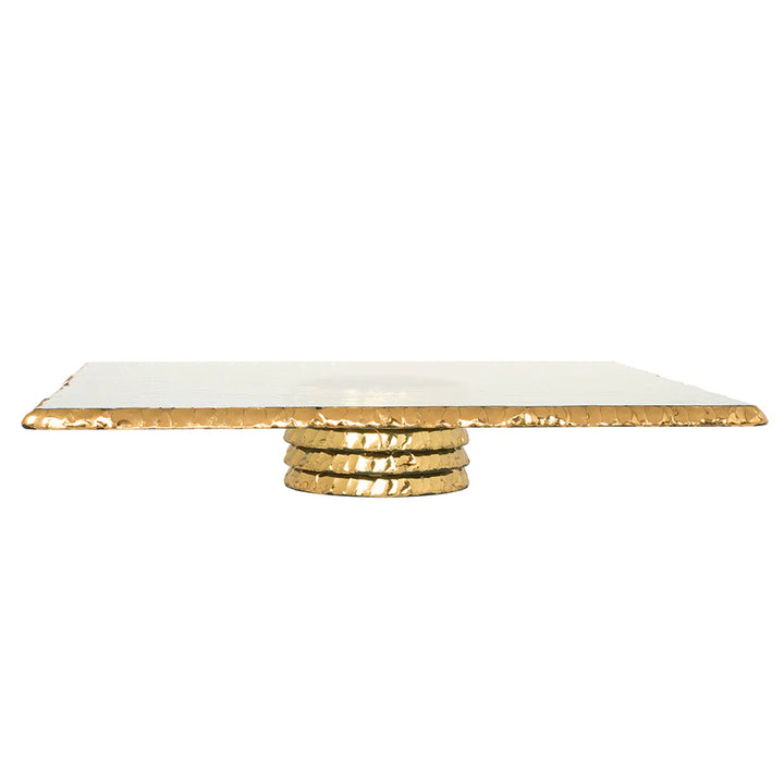Square Pedestal Tray (2 Colors)