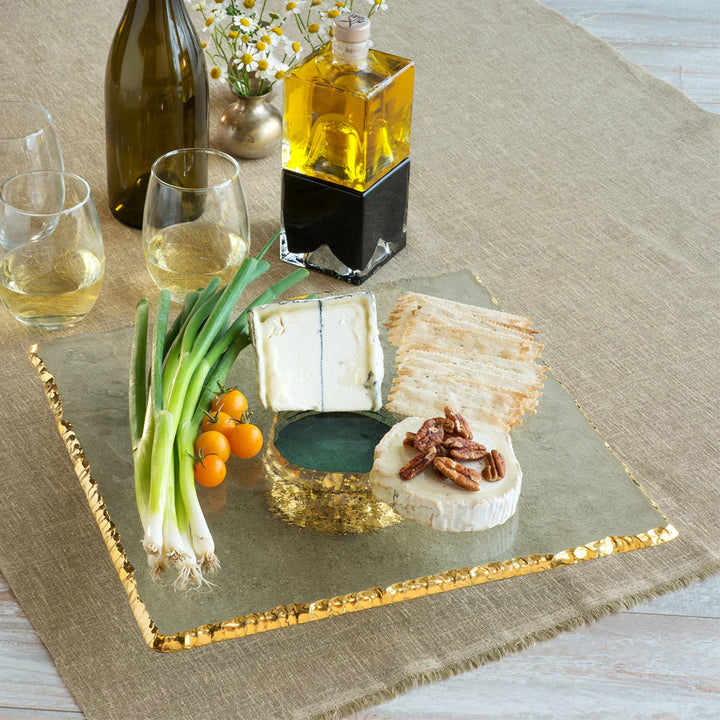 Square Pedestal Tray (2 Colors)