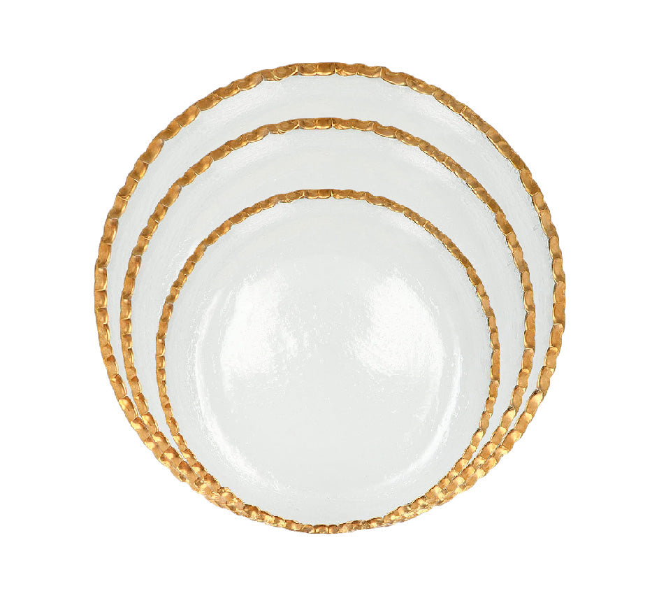 Edgey Dinnerware Collection in Gold