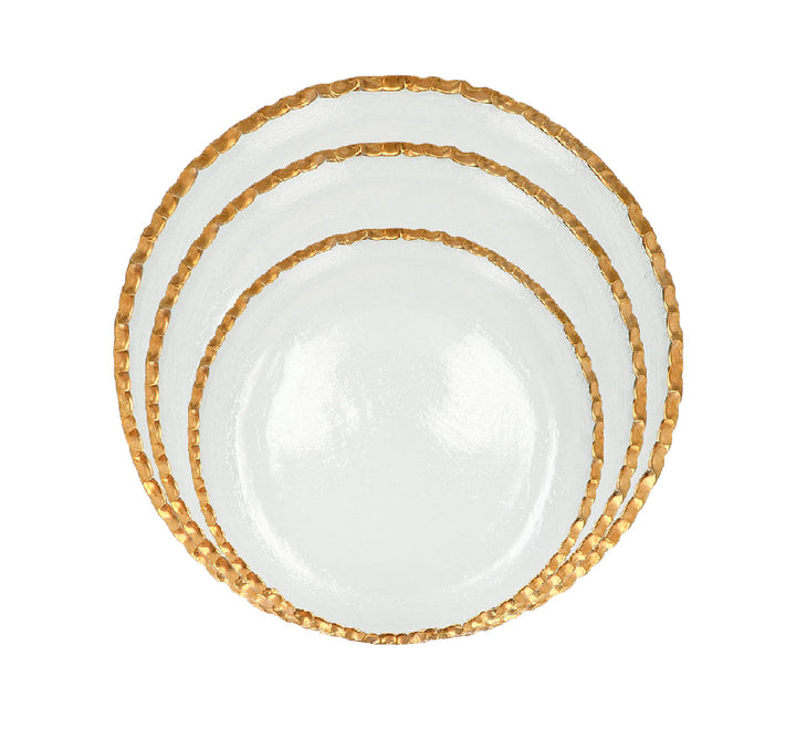 Edgey Dinnerware Collection in Gold