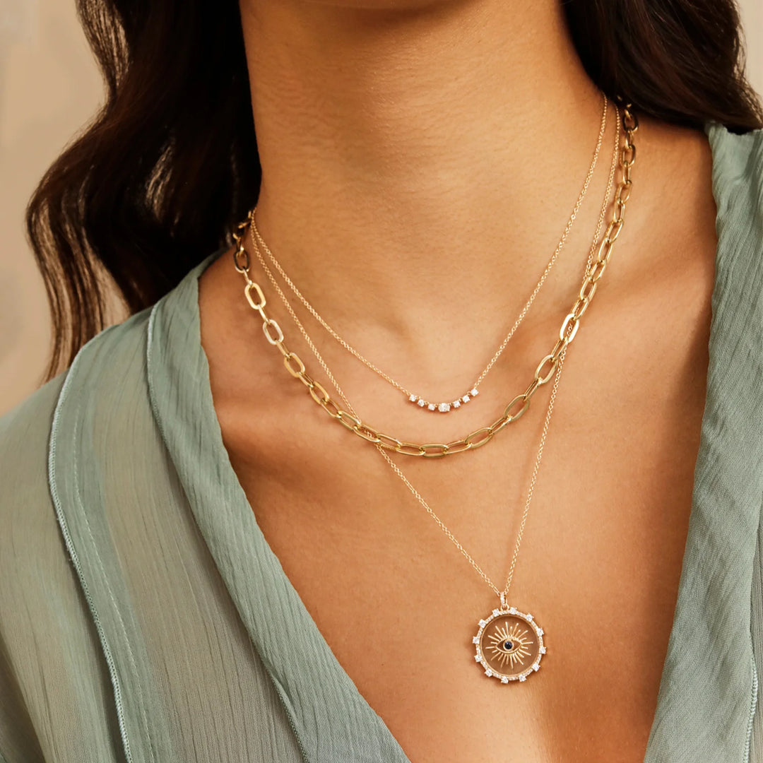 Carrie Necklace Diamond 14K