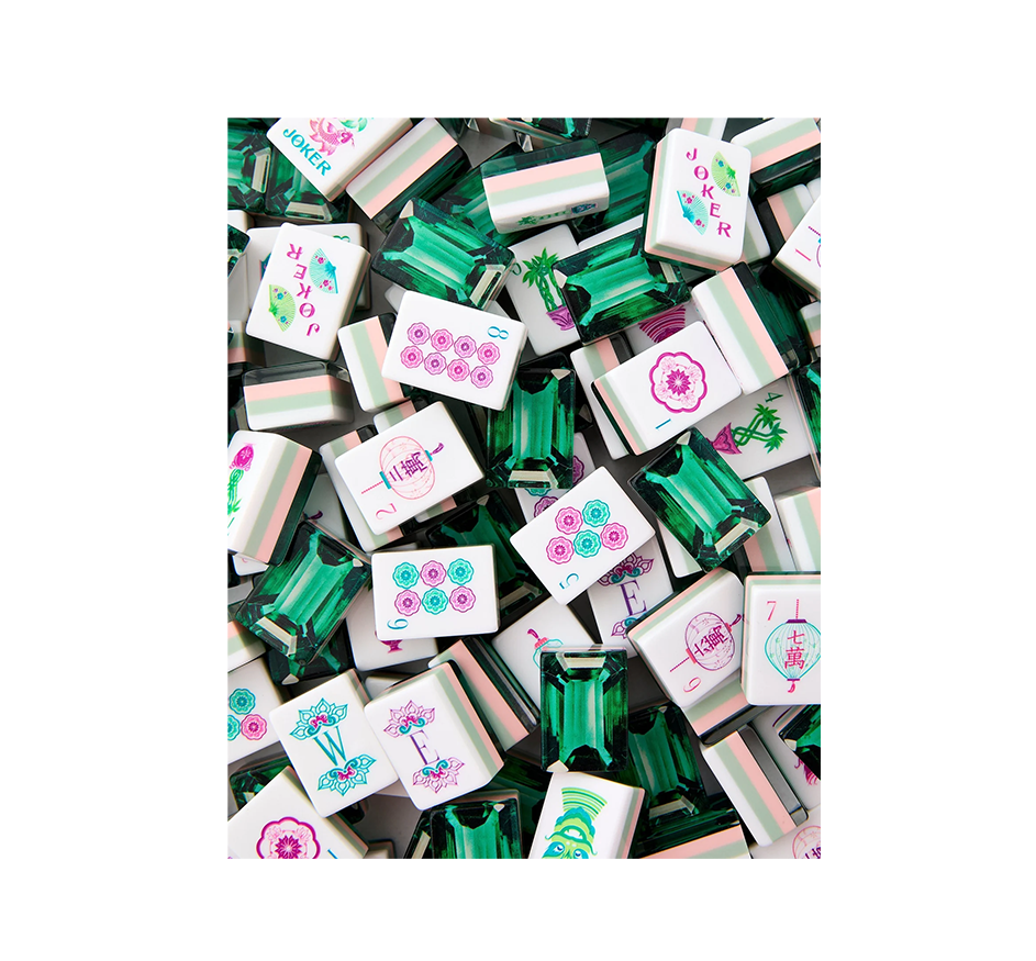 Mahjong Tiles - Emerald
