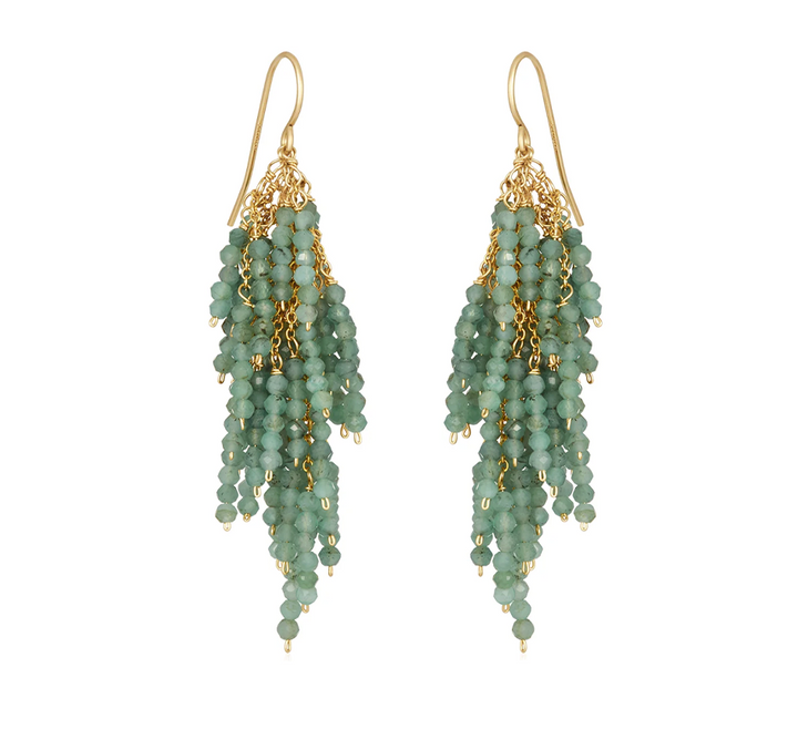 Firecrackers Earrings In Emerald
