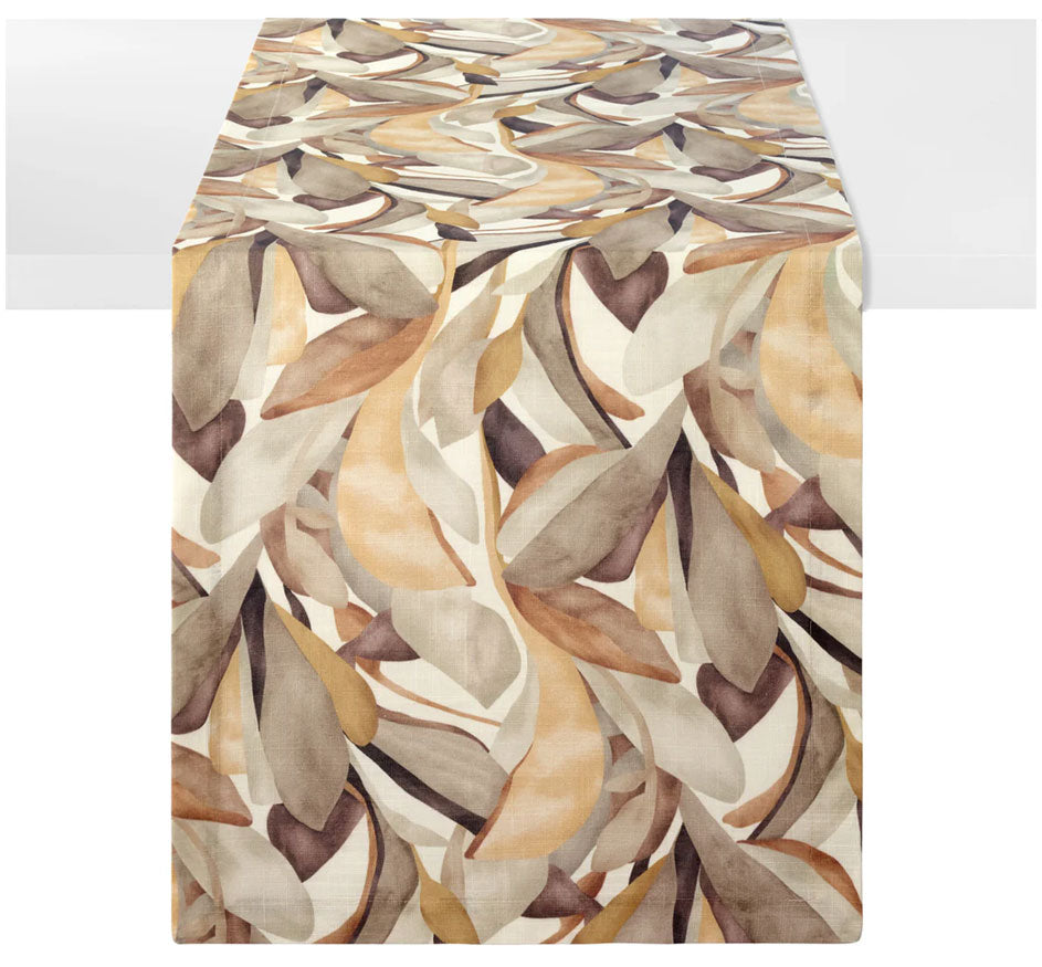 Flora Table Runner In Neutral