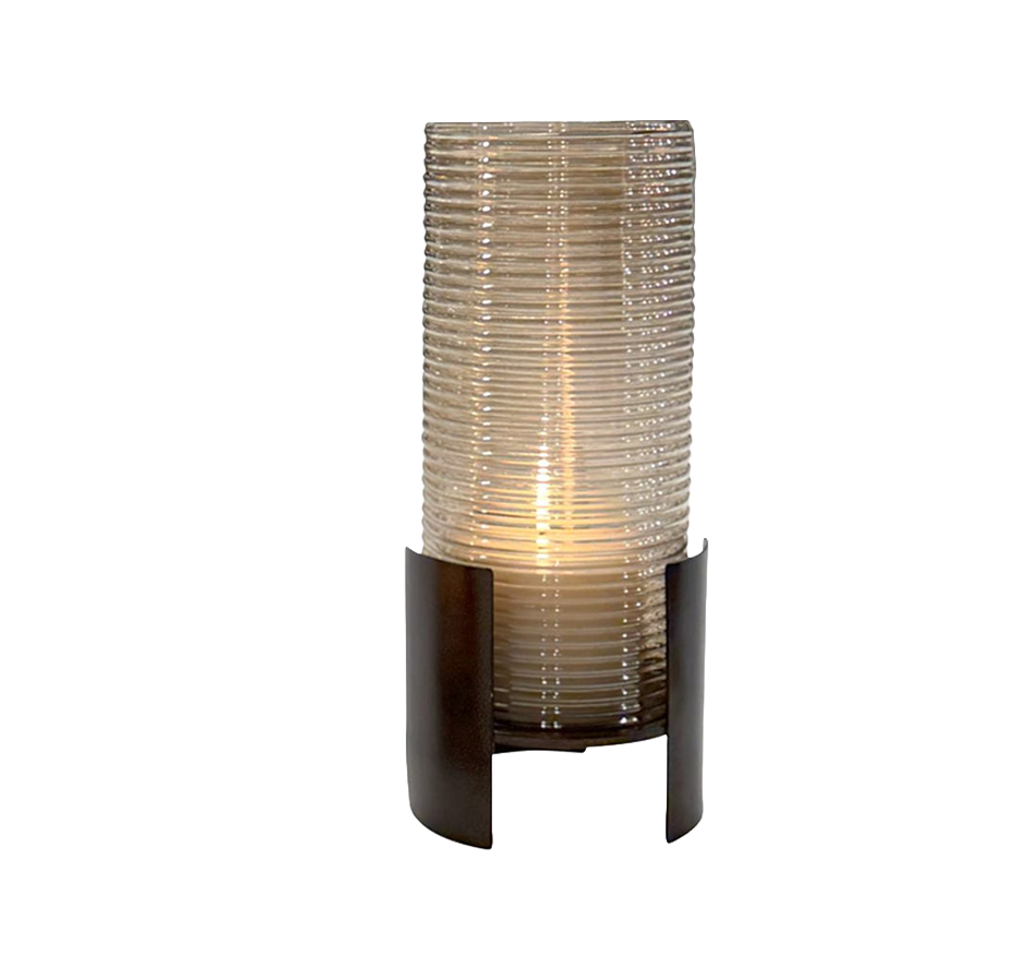 Fluted Fire Candleholder