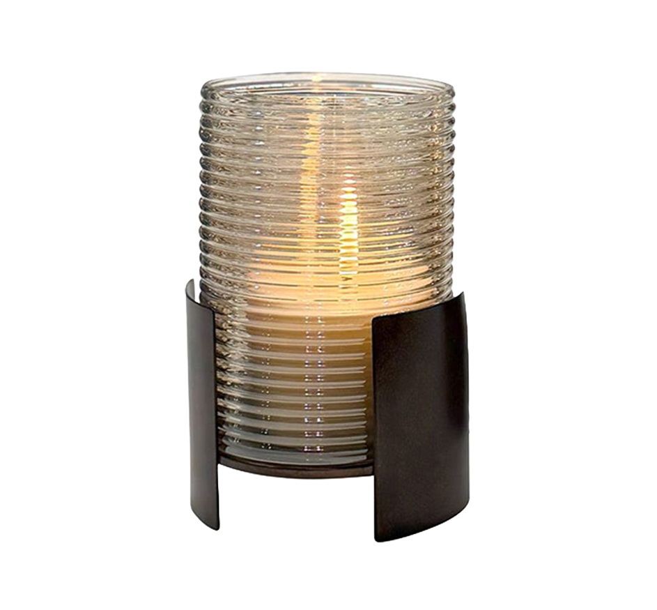 Fluted Fire Candleholder