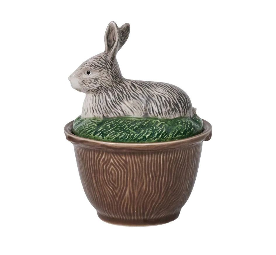 Forest Walk Rabbit Bowl with Lid