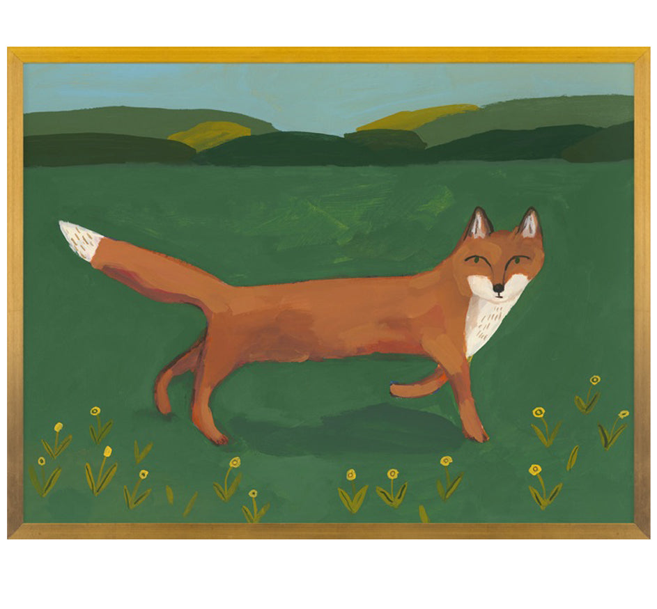 "Fox in the Field" Print