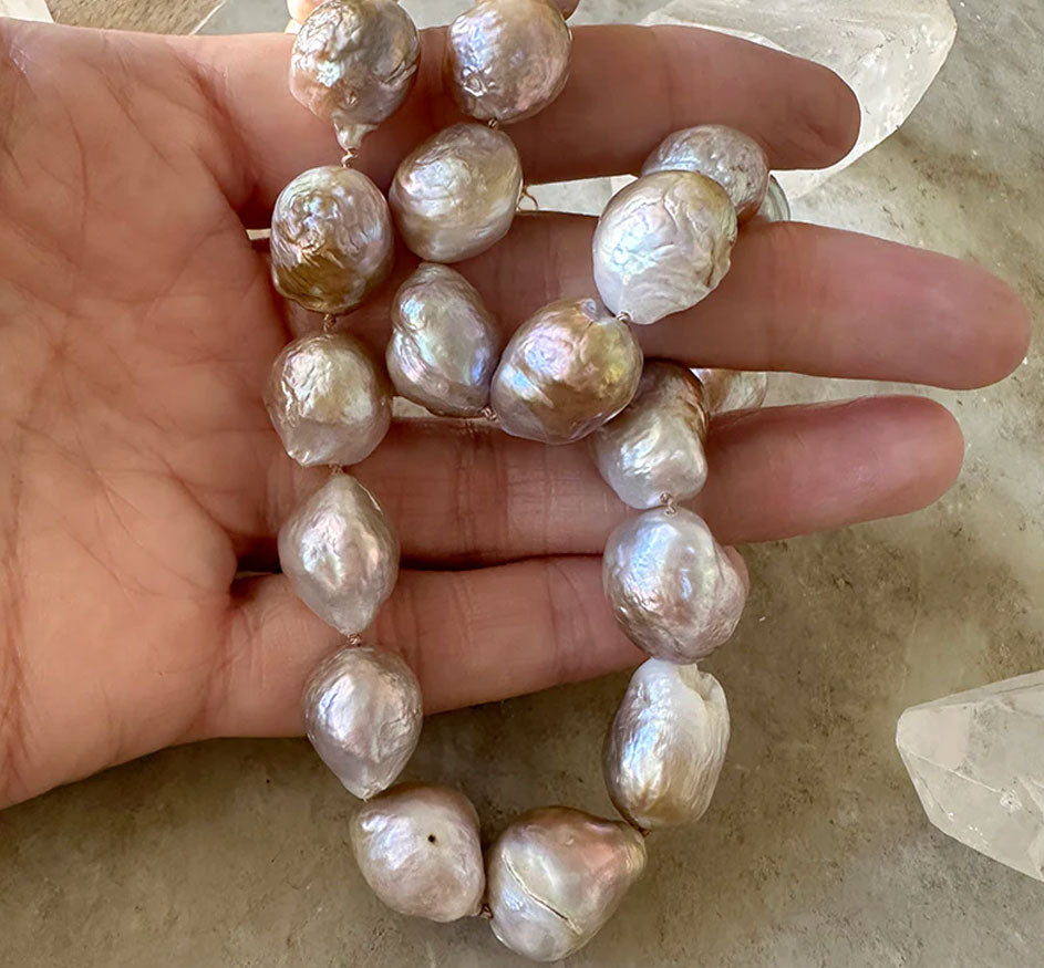 Blush Freshwater Pearl Necklace