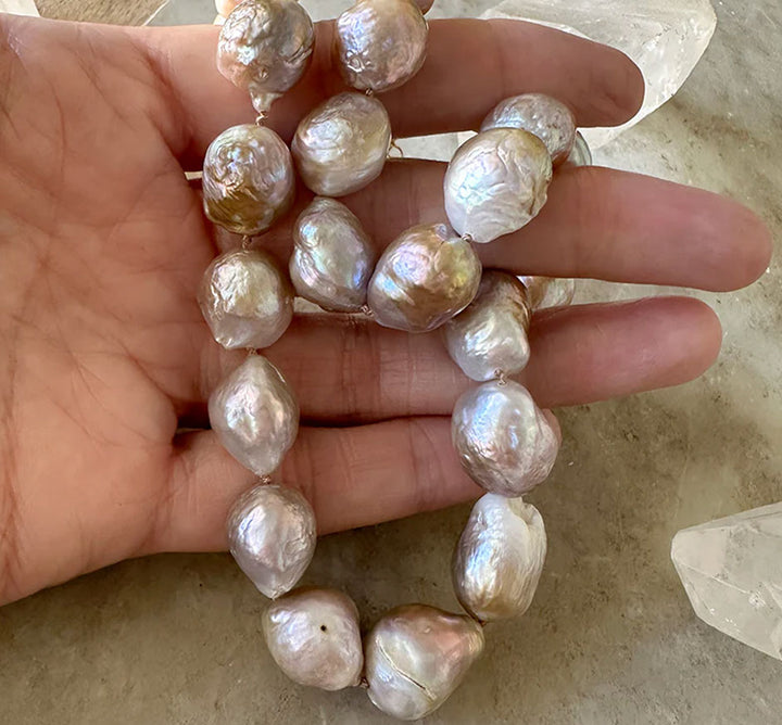 Blush Freshwater Pearl Necklace
