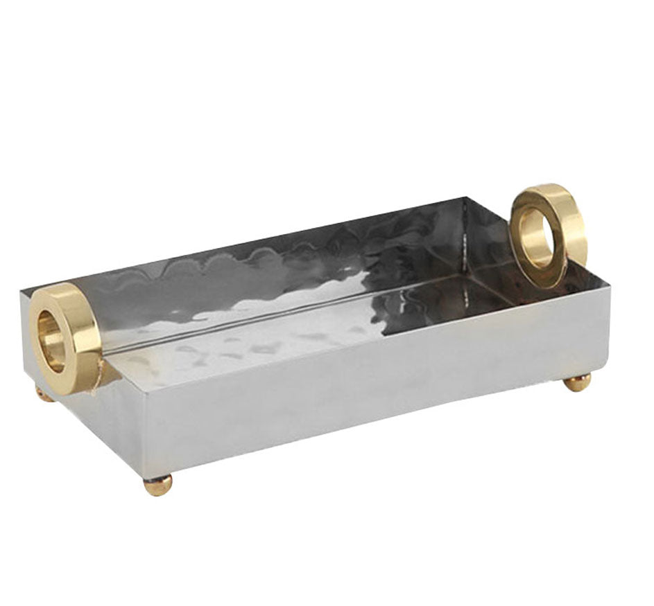 Gold Ring Guest Towel Holder