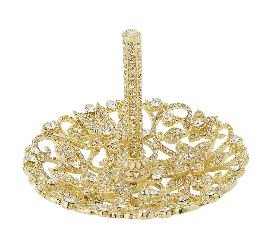 Gold Flora Ring Holder