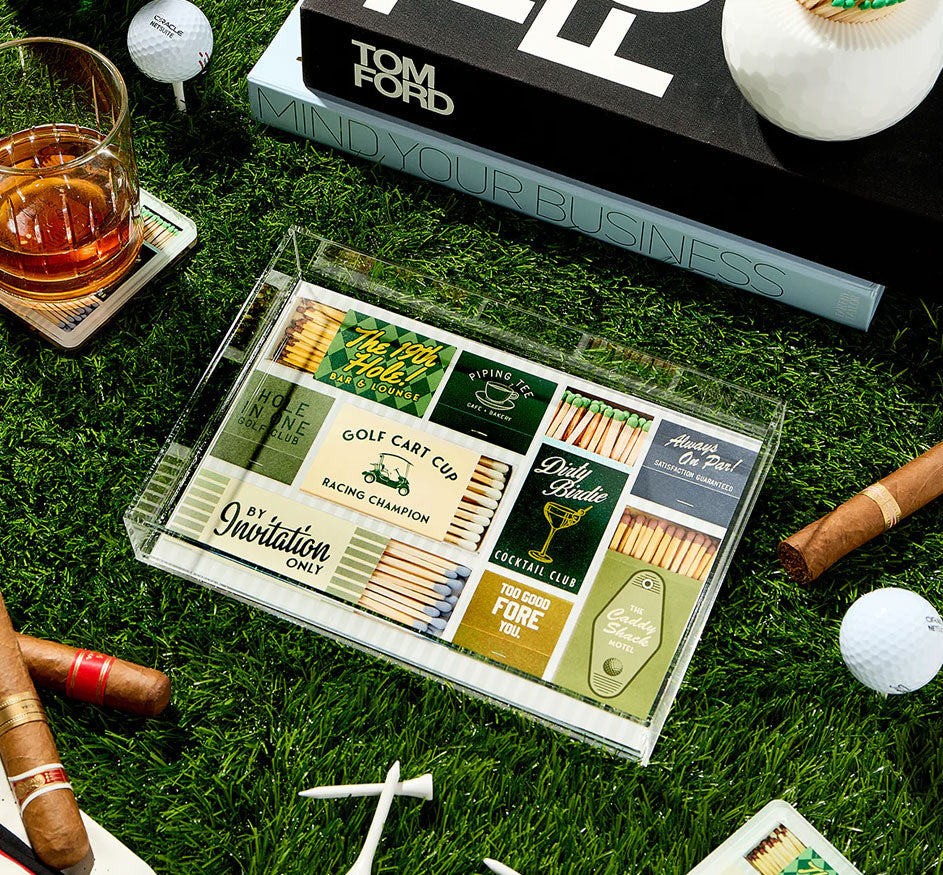 Golf Matchbook Tray Small