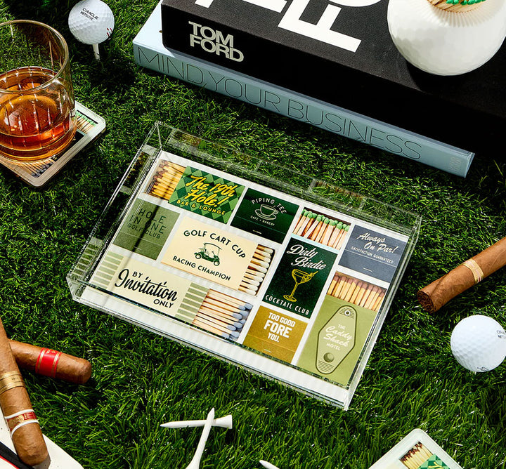 Golf Matchbook Tray Small
