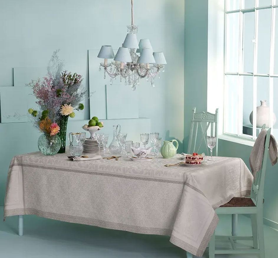 Harmonie Beige Tablecloth 69x143