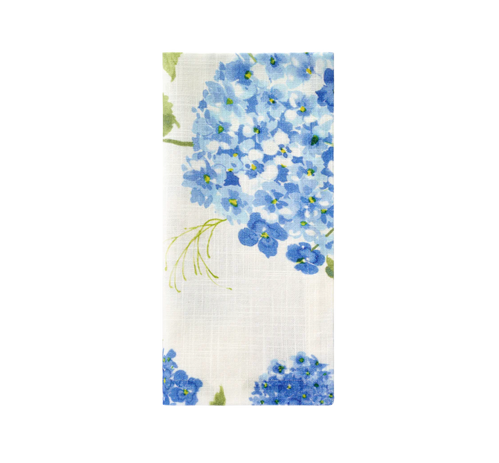 Hydrangea Napkin in Blue