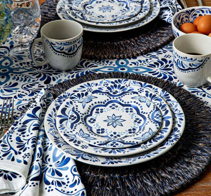 Iberian Side/Cocktail Plate - Indigo