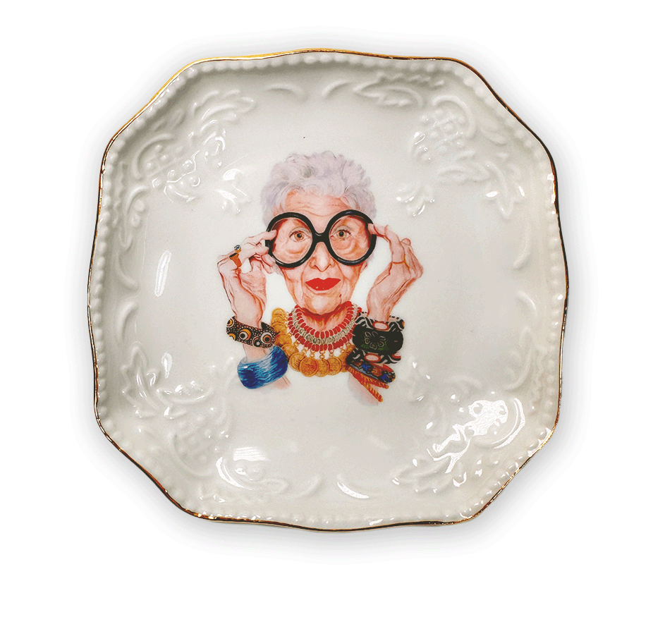 Iris Apfel Bon Bon Dish