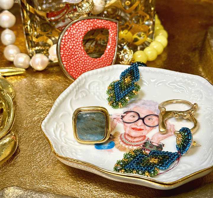 Iris Apfel Bon Bon Dish