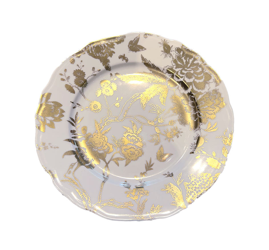 Jardin Secret Accent Plate in Gold