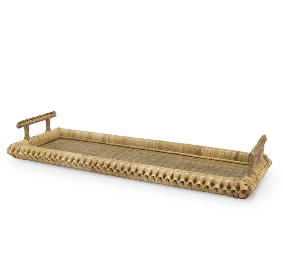 Kenis Braided Rectangular Tray
